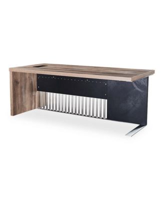 Executive Office Desk with Stainless Steels Sturdy Frame 1.97IN Thick Desktop