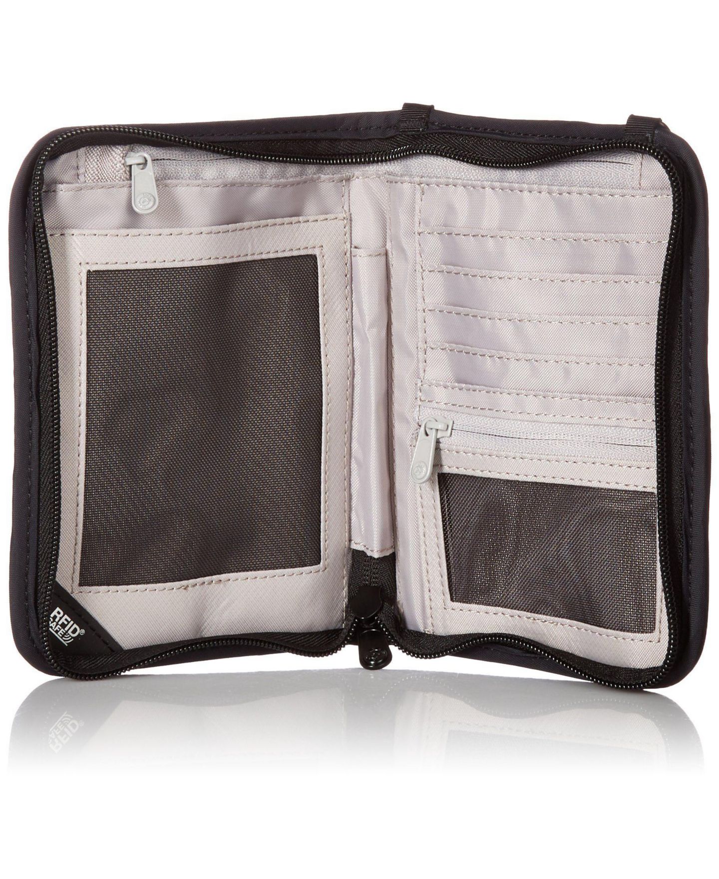 Кошелёк Pacsafe Rfidsafe V150 Anti-theft Blocking Compact Passport, цвет: Чёрный — фото 2