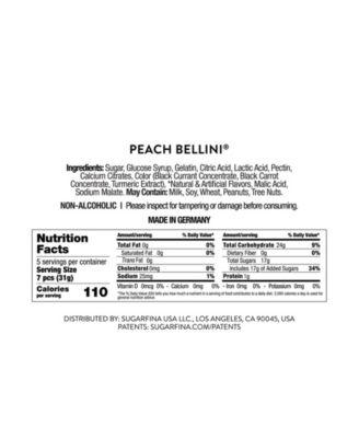 Spring Peach Bellini Candy Celebration Bottle, 2-PC.