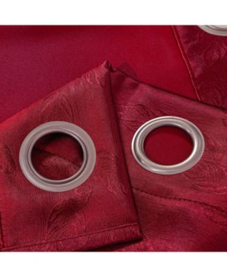 100% Polyester 200 GSM Arlo Embossed Blackout Grommet Curtain Panel 54" x 90"