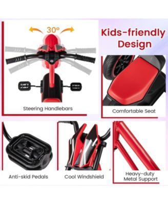 Toddler 3-Wheel Tricycle Bike with Pedals for Forward and Reverse