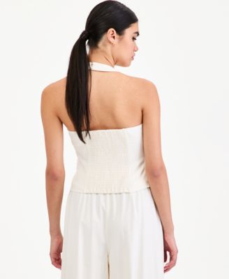 Women's Smocked-Back Vest, Macy's Exclusive