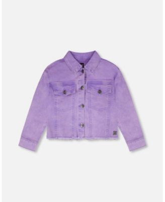 Girls Denim Jacket with Embroidery