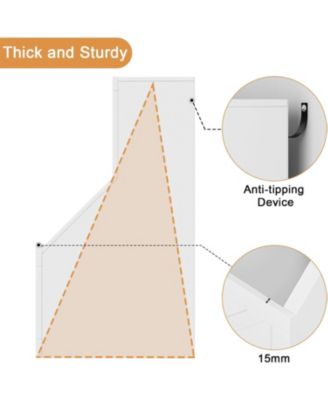 Kids Bookshelf and Toy Storage – Wooden Toddler Bookcase with Large Cubbies, Storage Organizer Cabinet