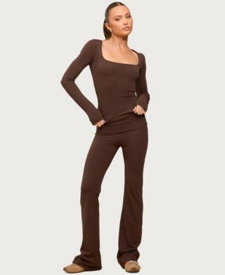 Women's Oriane Foldover Flared Leggings
