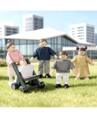 Wooden Dollhouse Dolls