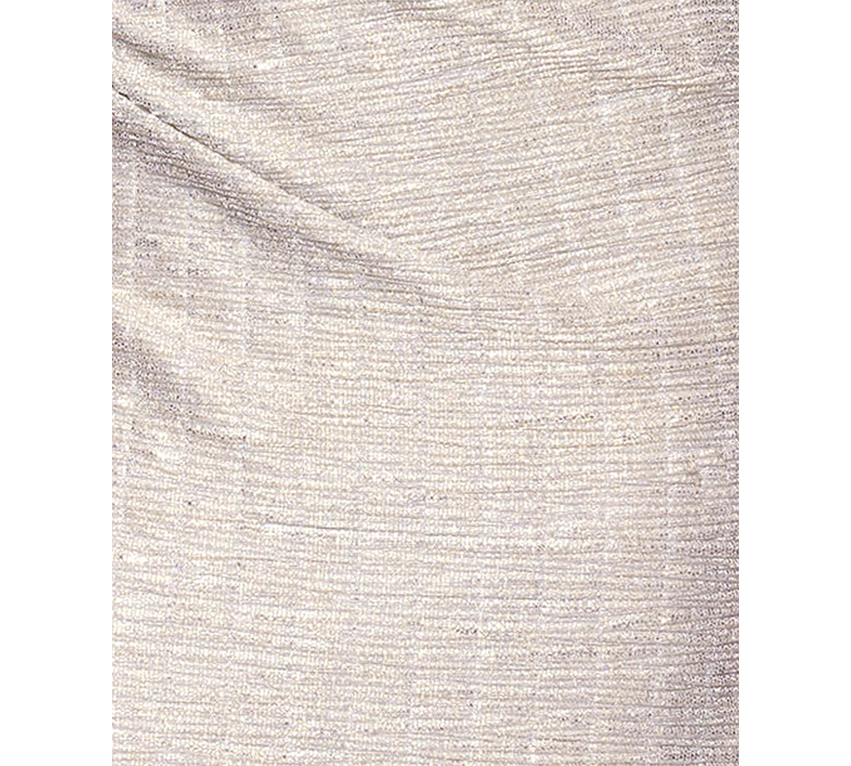 Betsy & Adam Women's Metallic Crinkle Ball Gown