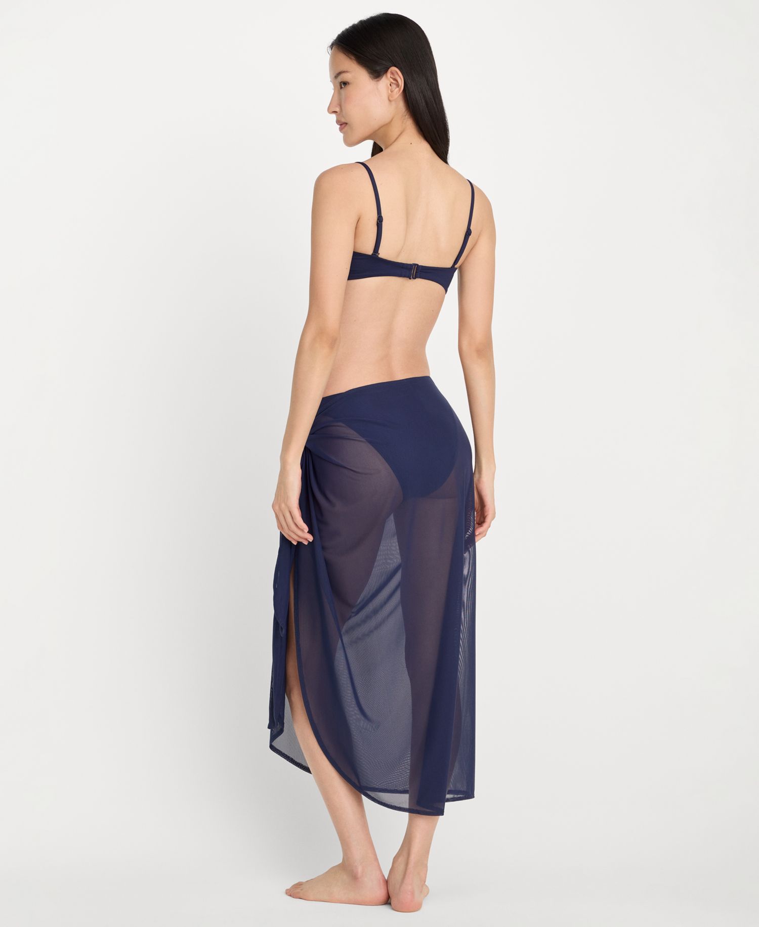 Women's Mesh Midi Cover-Up Sarong