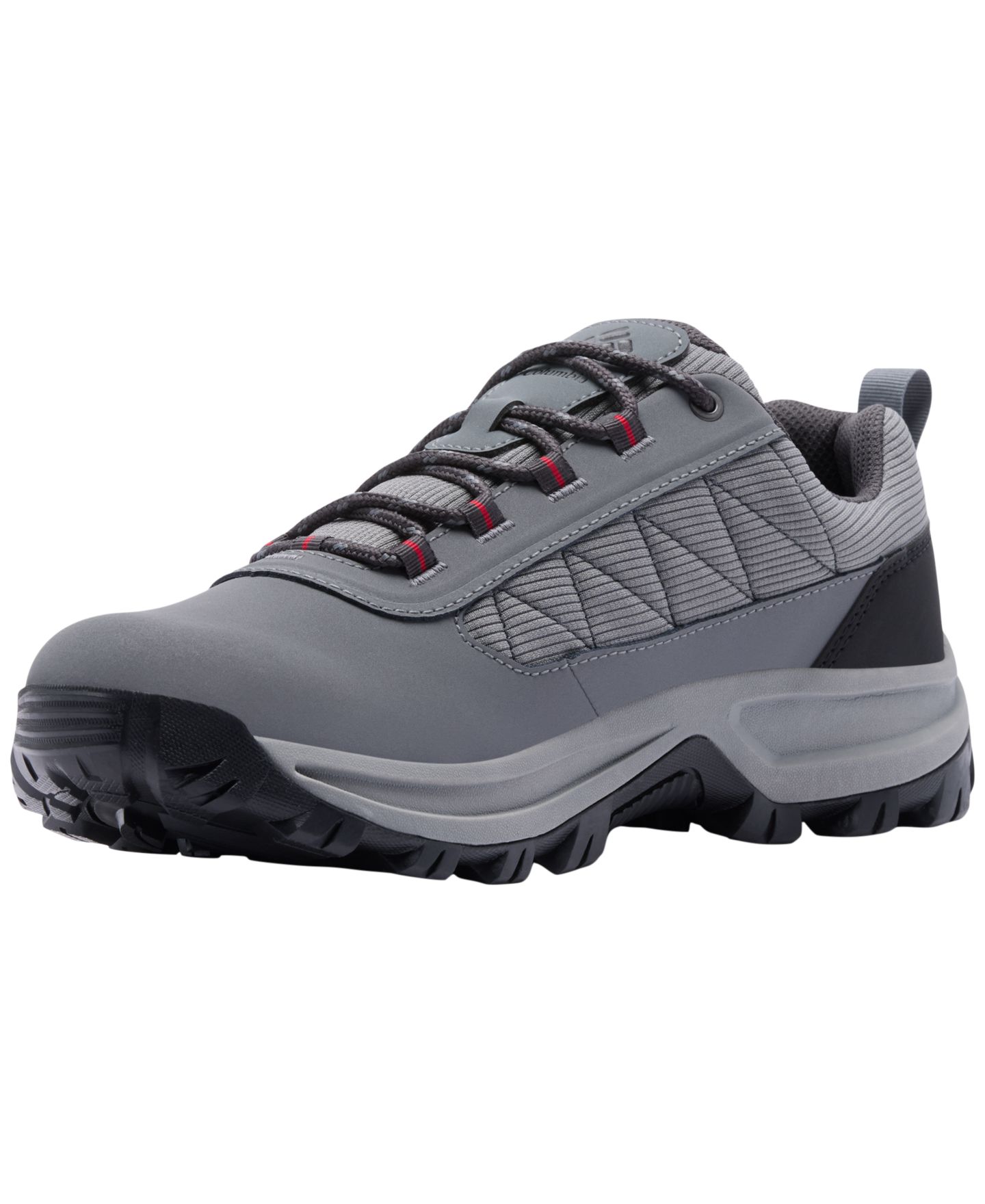 Мужские кроссовки Columbia Transverse Hike Low Lace-Up, цвет: Серый стальной / Красный — фото 6