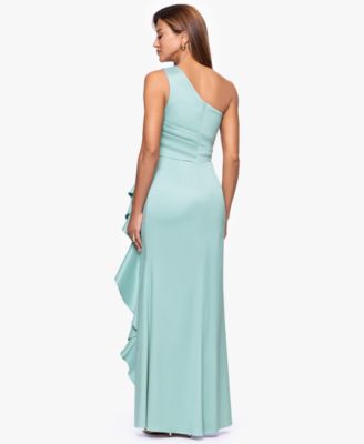Petite One-Shoulder Ball Gown
