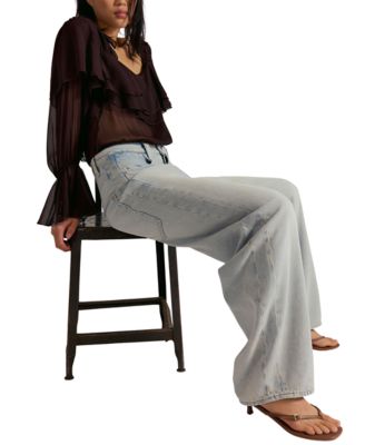 Women's Truro Baggy Puddle High Rise Jeans