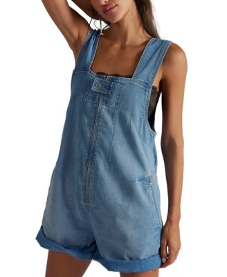 Women's Square Neck Jude Shortalls