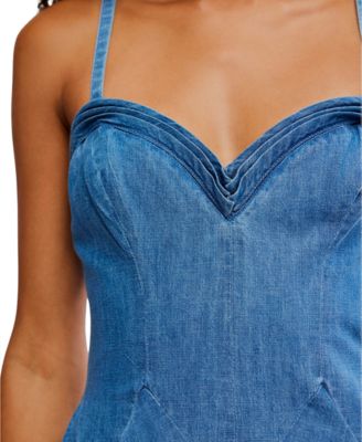 Women's Another Season Sweetheart Neck Midi Dress