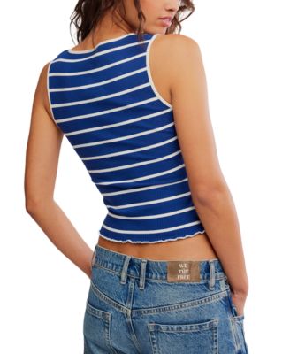 Women's Tilly Striped Crew Neck Tank Top
