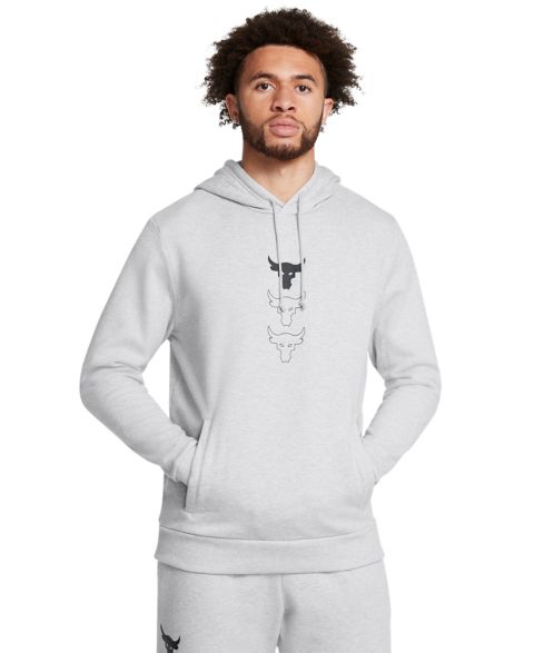 Мужское худи Under Armour Project Rock Rival Regular-Fit, цвет: Угольный