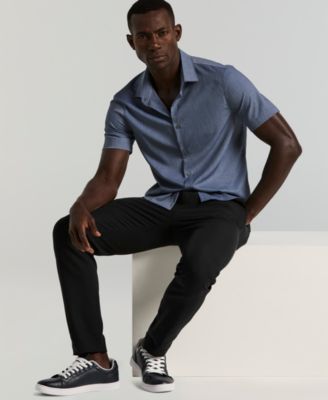 Men's Slim-Fit Short-Sleeve Shirt