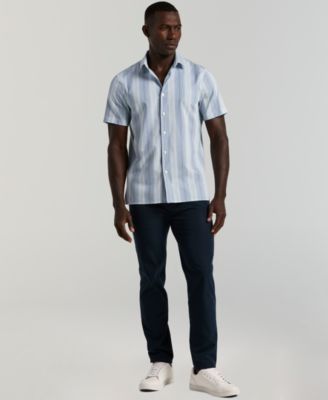 Men's Variegated Stripe Short-Sleeve Shirt