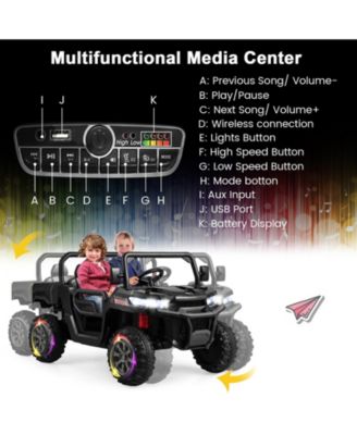 24V Ride On Kids Car with Dump Bed and Remote Control