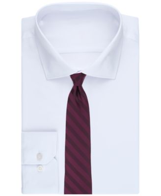 Men's Satin Stripe Solid Tie