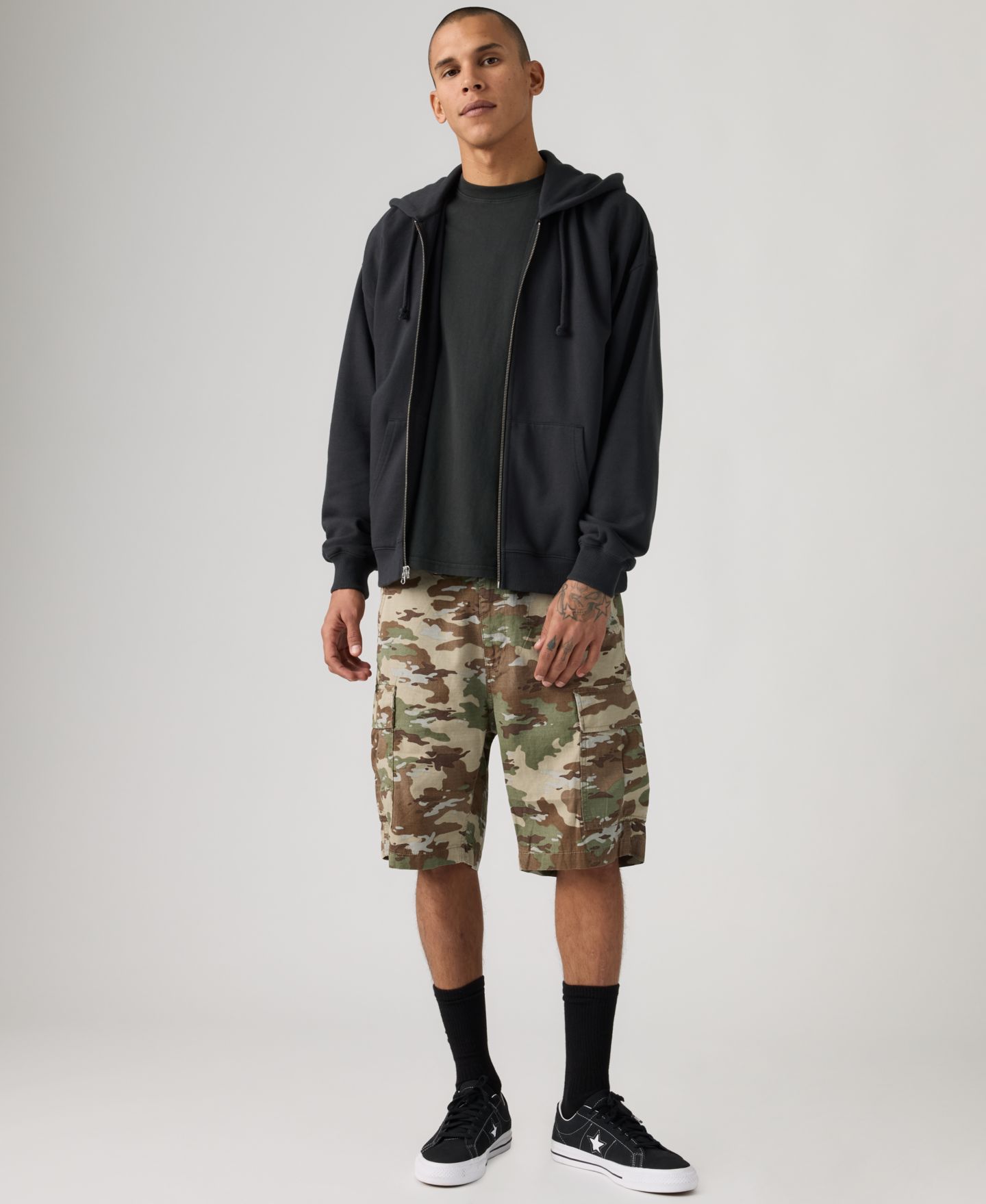 Мужские шорты Levi's Carrier 9.5" Cargo, цвет: Камуфляжный — фото 2