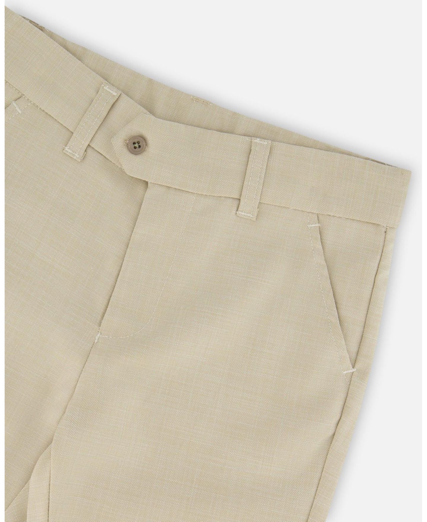 Брюки Deux par Deux Classic Pants для мальчиков, цвет: Бежевый — фото 4