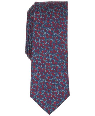 Men's Yvonne Floral Skinny Tie