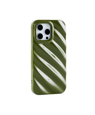 Green Silk Look iPhone 14 Pro Case