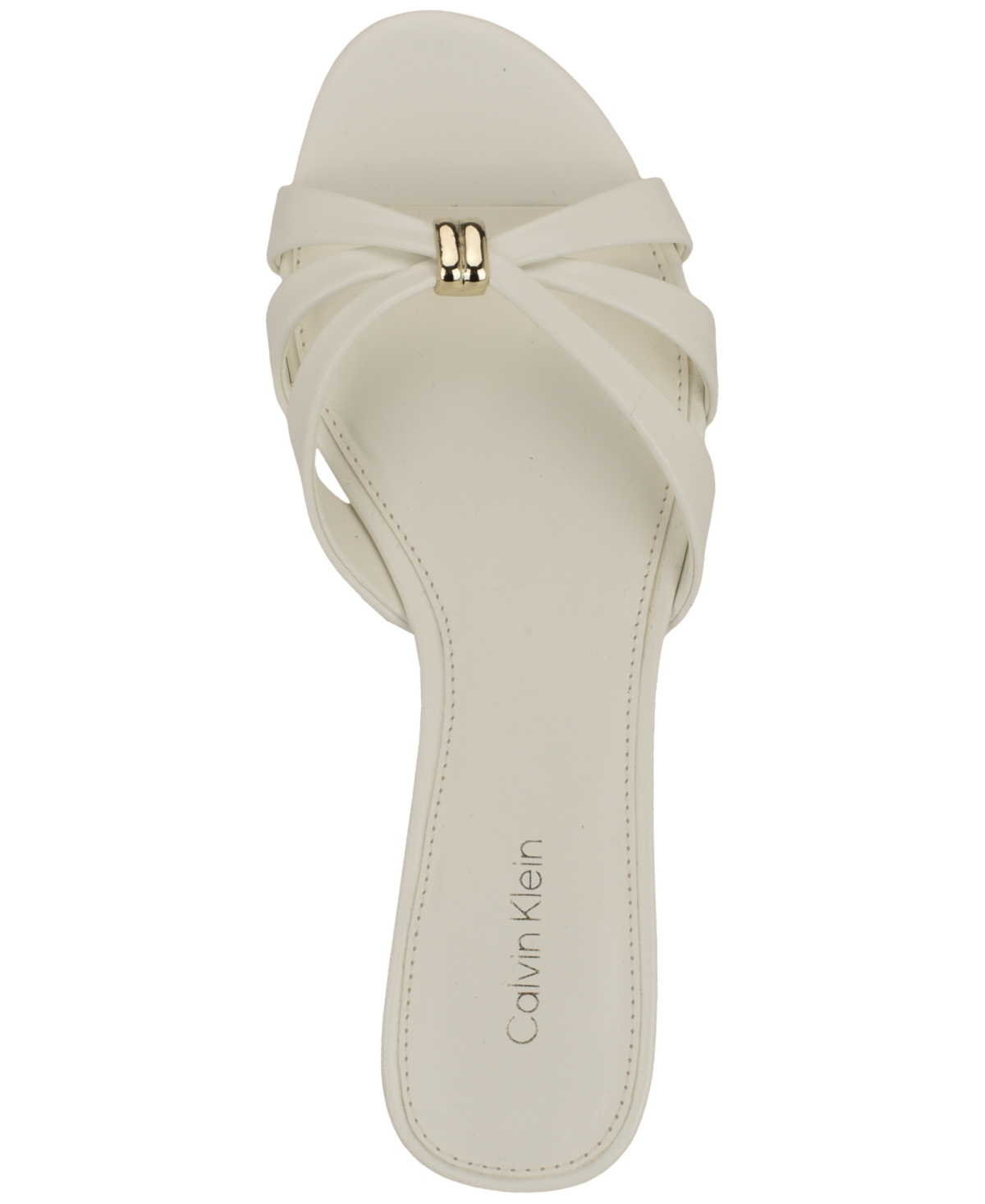 Calvin Klein Women's Petula Strappy Flat Slip-On Sandals