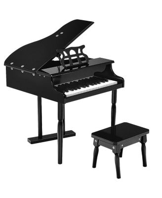 Kids 30-Key Piano Keyboard with Bench and Music Stand
