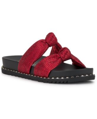 Women's Caralyna Rhinestone Knotted Footbed Sandals