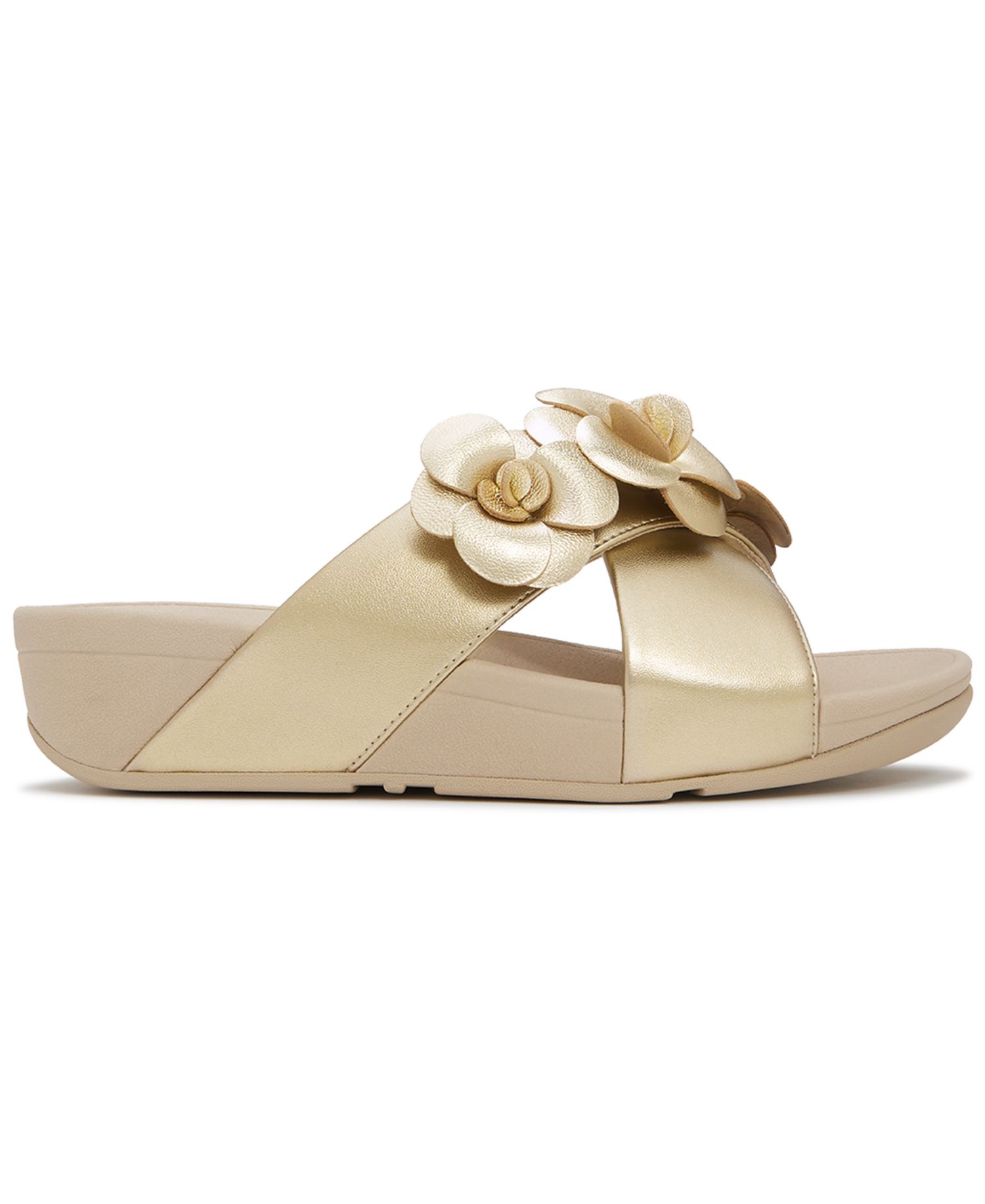 Women's Lulu Flower Cross Slip-On Slide Sandals