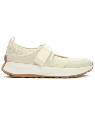 Women's F-Mode Flow Knit Suede Mary Jane Almond Toe Sneakers
