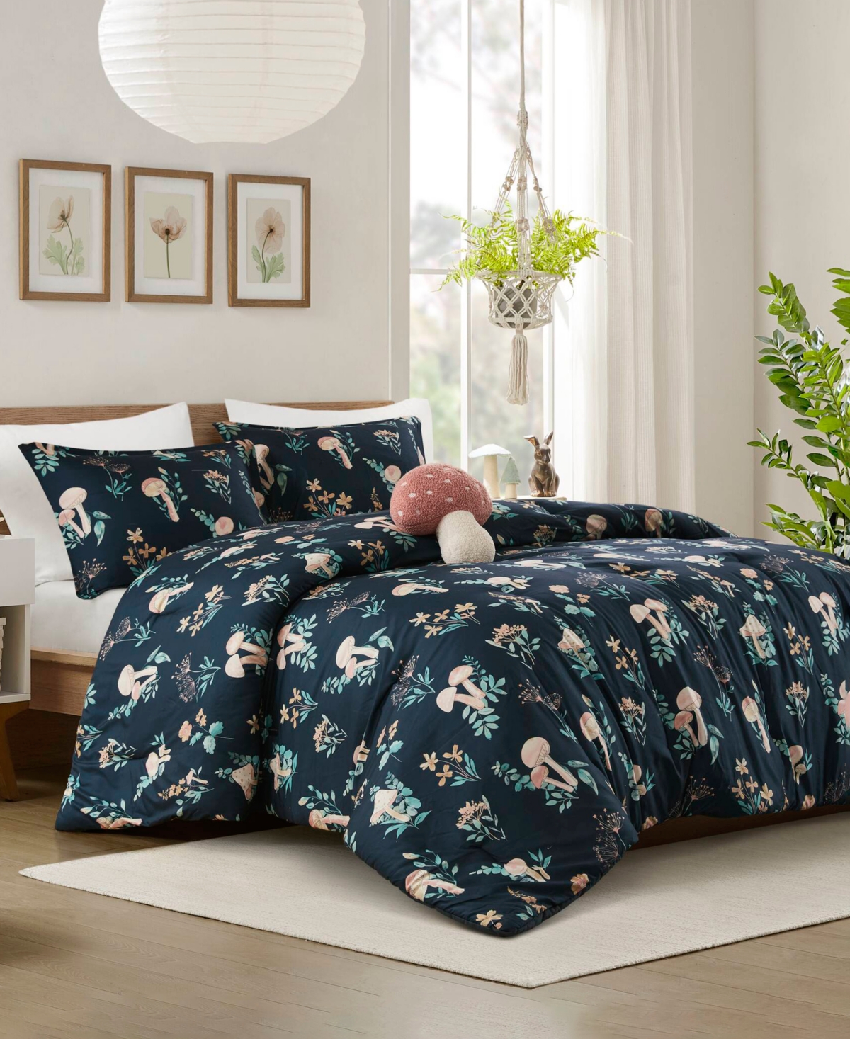 Intelligent Design Gwen Mushroom Garden 4-Pc. Comforter Set, Full/Queen