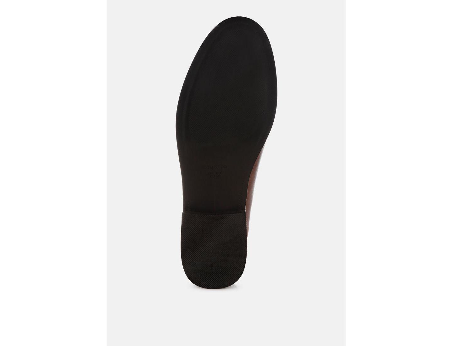 Женские туфли Rag & Co Ninto Low Heel Pleather, цвет: Коричневый — фото 4