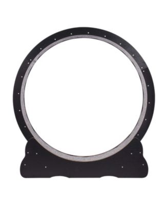 Large Cat Exercise Wheel: 43.3" Indoor Treadmill in Black - Silent Run for Active Cats