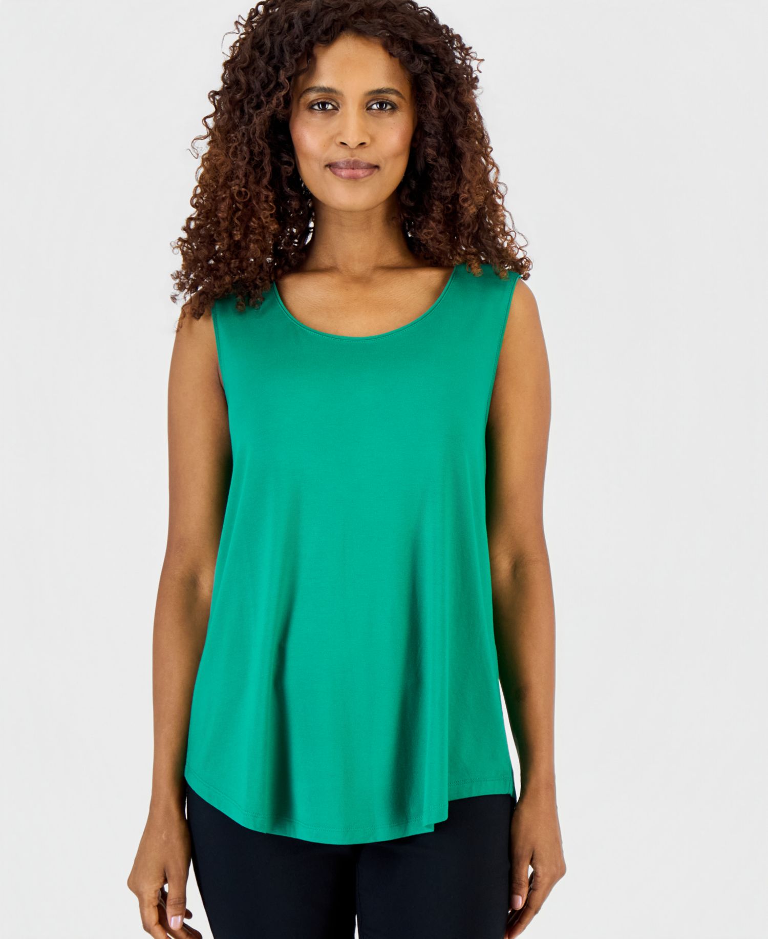 Women's Scoop-Neck Sleeveless Tank Top