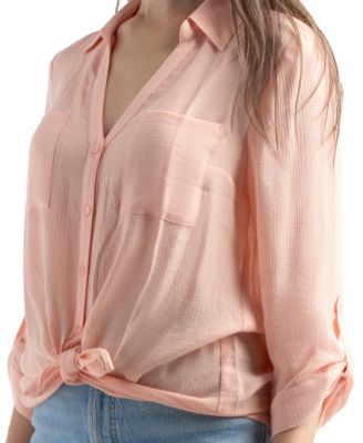 Women's Button-Up Collared Shirt