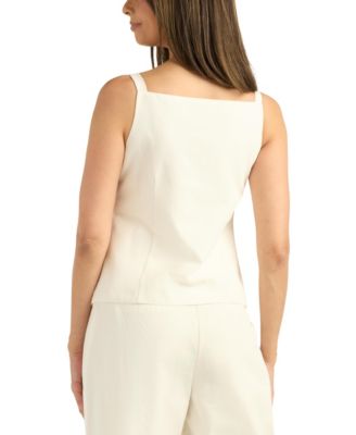 Women's Button-Front Cami Top