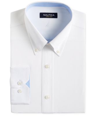 nautica white dress shirt