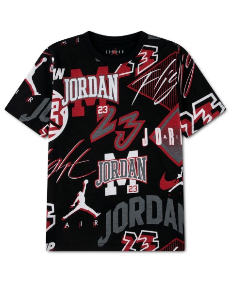Детская футболка Jordan Dynasty с принтом, короткий рукав