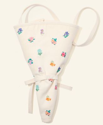 Flower Show Scattered Flower Embroidery Bouquet Bag