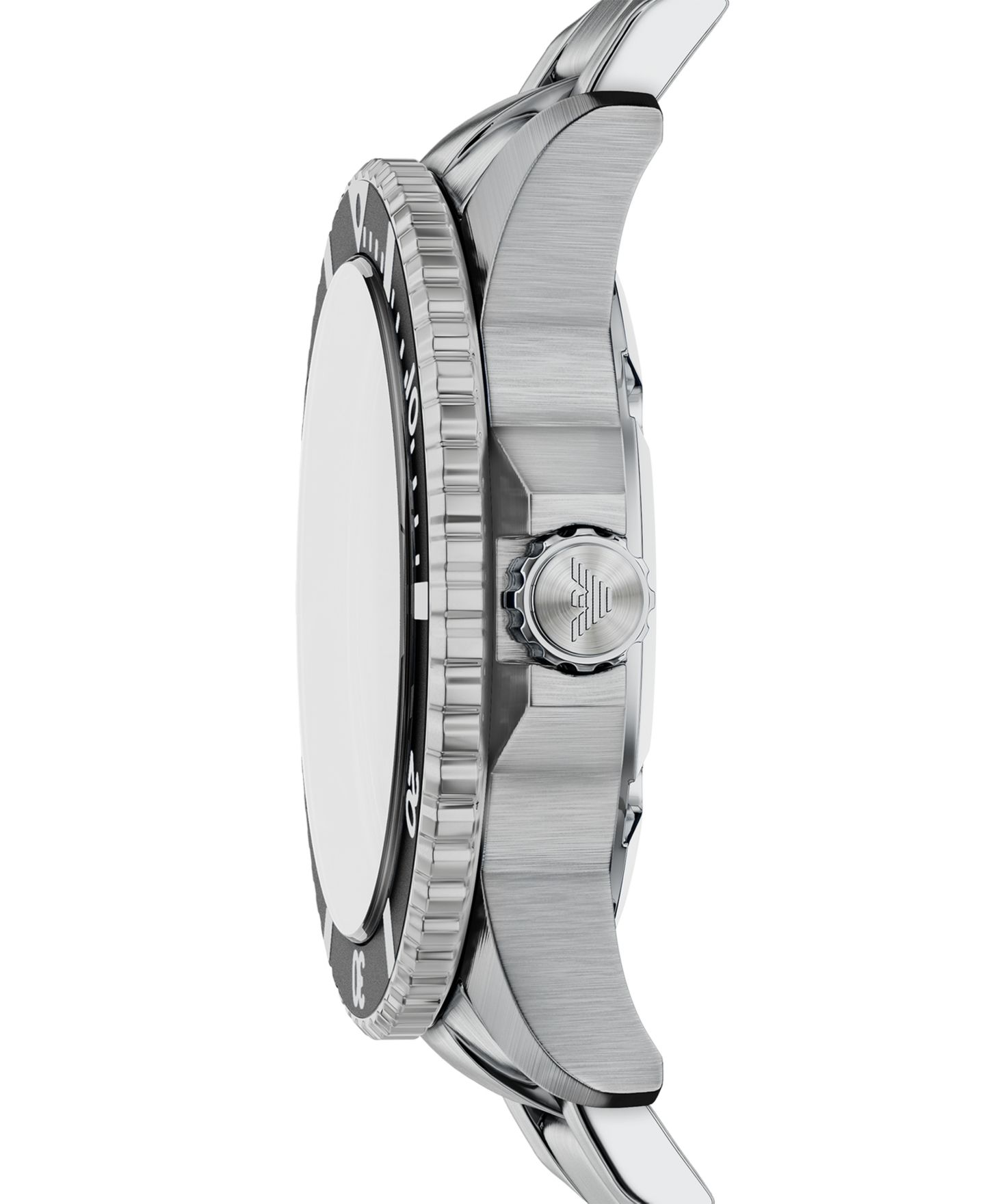 Мужские часы Emporio Armani World Explorer Solar Three Hand Silver Stainless Steel Watch, 42mm — фото 2
