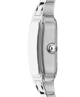 Women's Quartz Three-Hand Silver Stainless Steel Watch, 35mm
