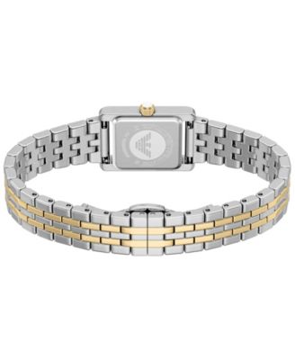 Women's Quartz Two-Hand Two-Tone Stainless Steel Watch, 26mm