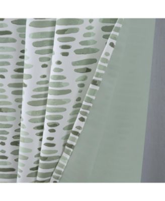 100% Polyester 190 GSM Justice Reversible Grommet Curtain Panel 54" x 84" Sage