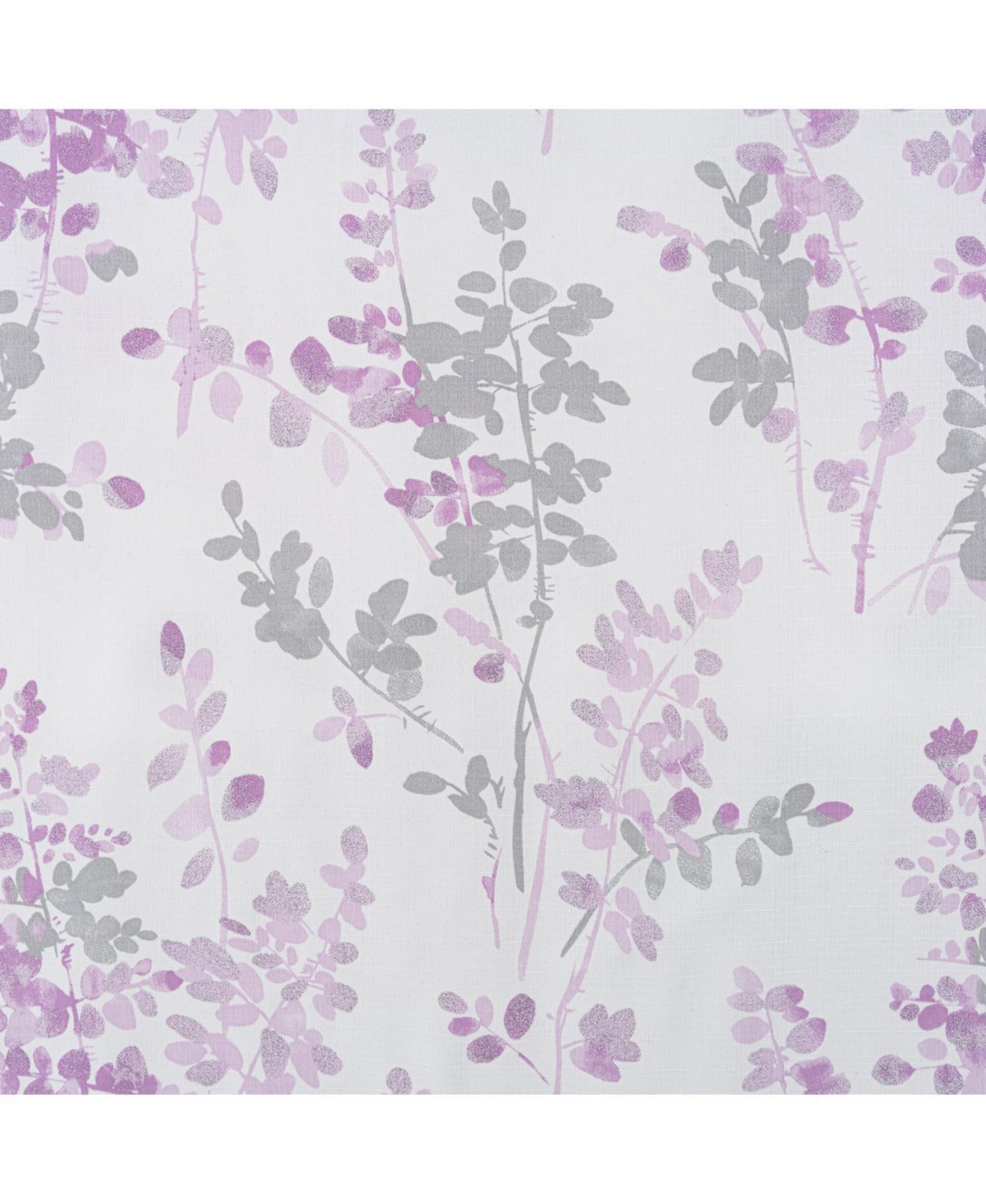 Olivia Gray 100% Polyester 140 Gsm Aiden Printed Textured Grommet Curtain Panel 54" x 84" Blush