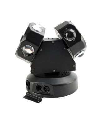 120W Moving Head Stage Light with 8 RGBW LEDs & Laser, DMX, Auto Sound Mode