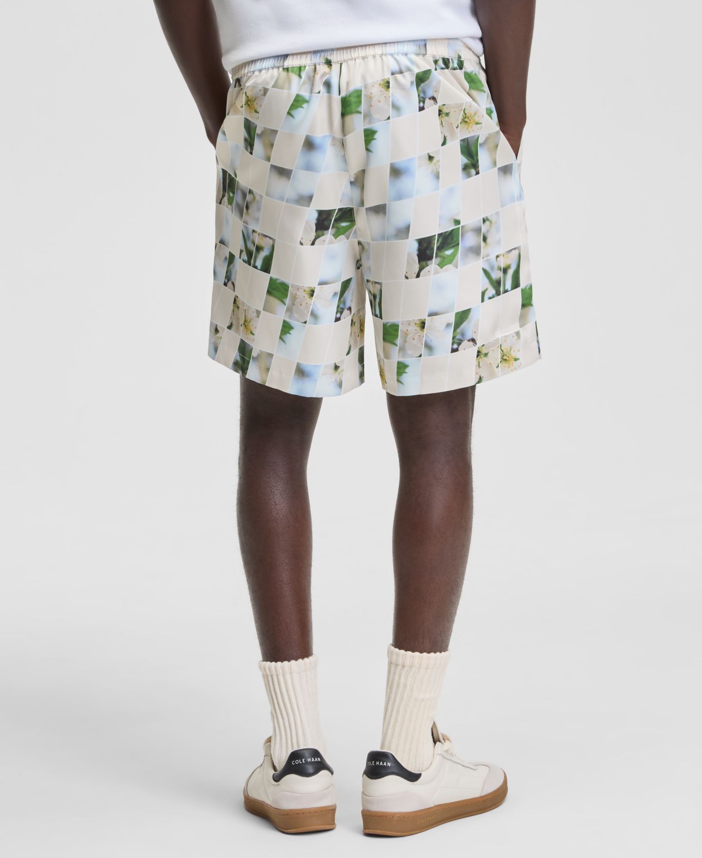 Мужские шорты Mode of One Floral Blocks 6-1/2" Pull-On, цвет: Состаренный кремовый — фото 5