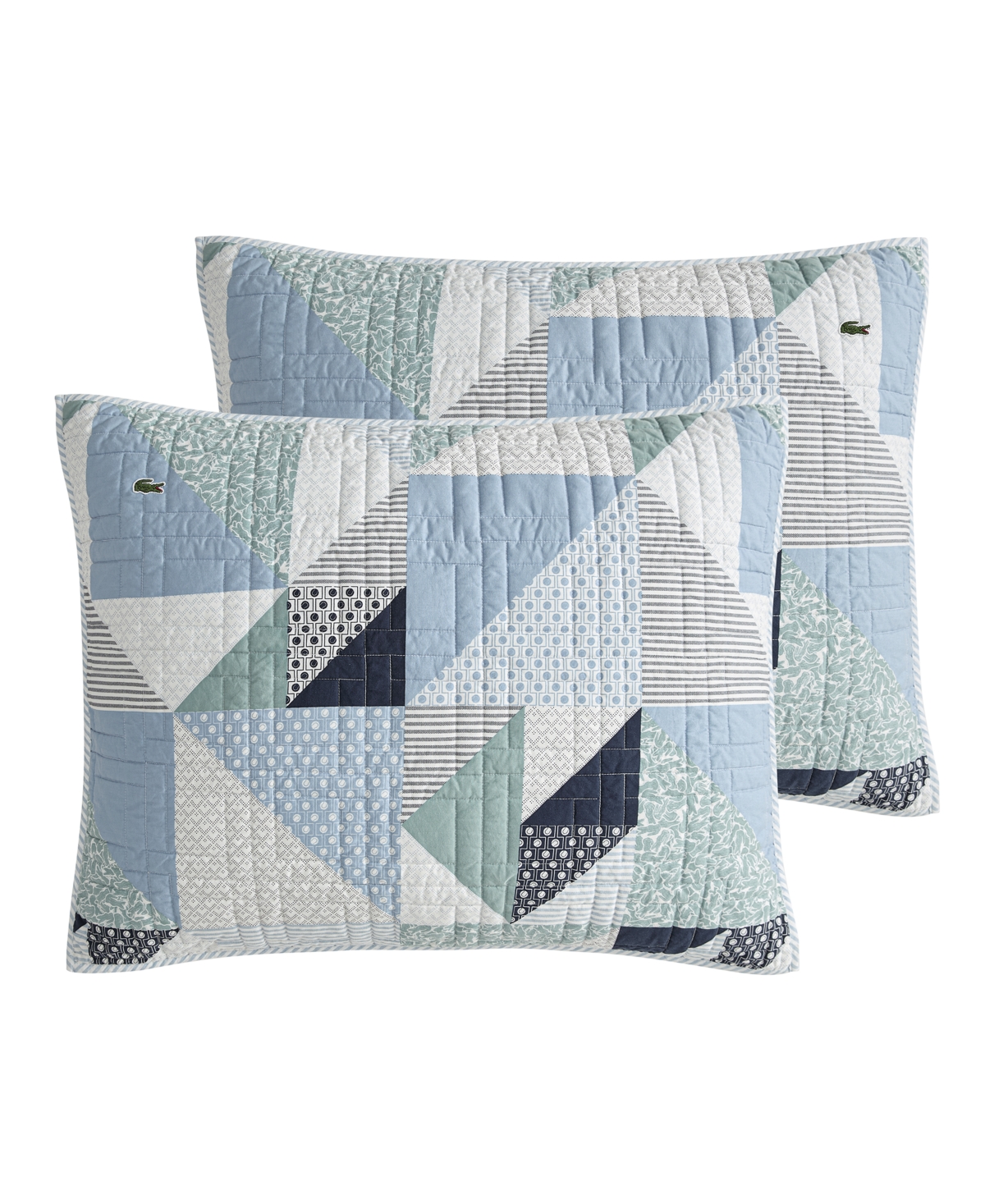 Lacoste Home Signature Cotton 3-Pc. Quilt Set