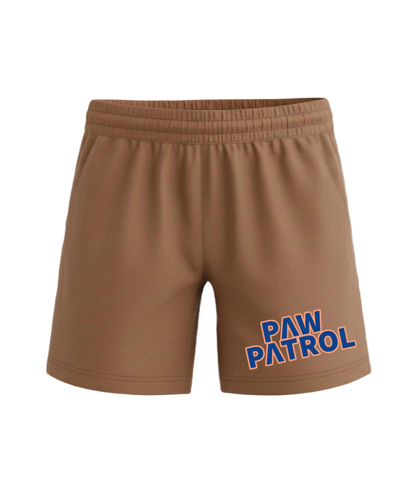 Детский комплект Paw Patrol из 3 предметов: футболка, свитшот и шорты с принтом, 2T-7, цвет: Коричневый — фото 5
